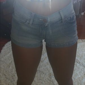 Light wash Hollister Jean shorts
